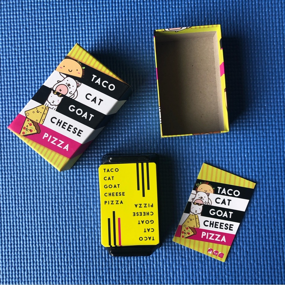 Taco Cat Goat Cheese Pizza card game